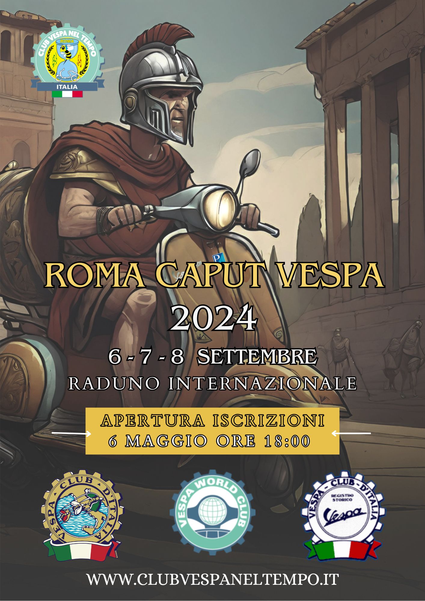 COMING SOON ROMA CAPUT VESPA 2024 1